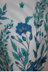 Ľahúčka tunika pre moletky s modrými kvetmi 